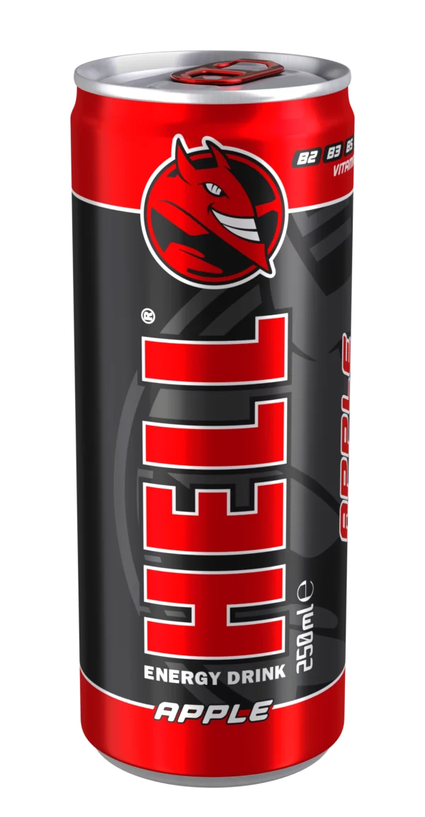 HELL Energy Drink – Apple Flavour (250 ml)